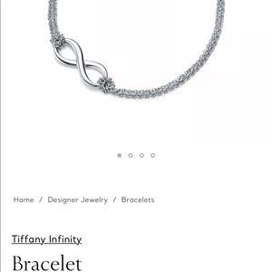 ✨small 6” Tiffany infinity bracelet✨